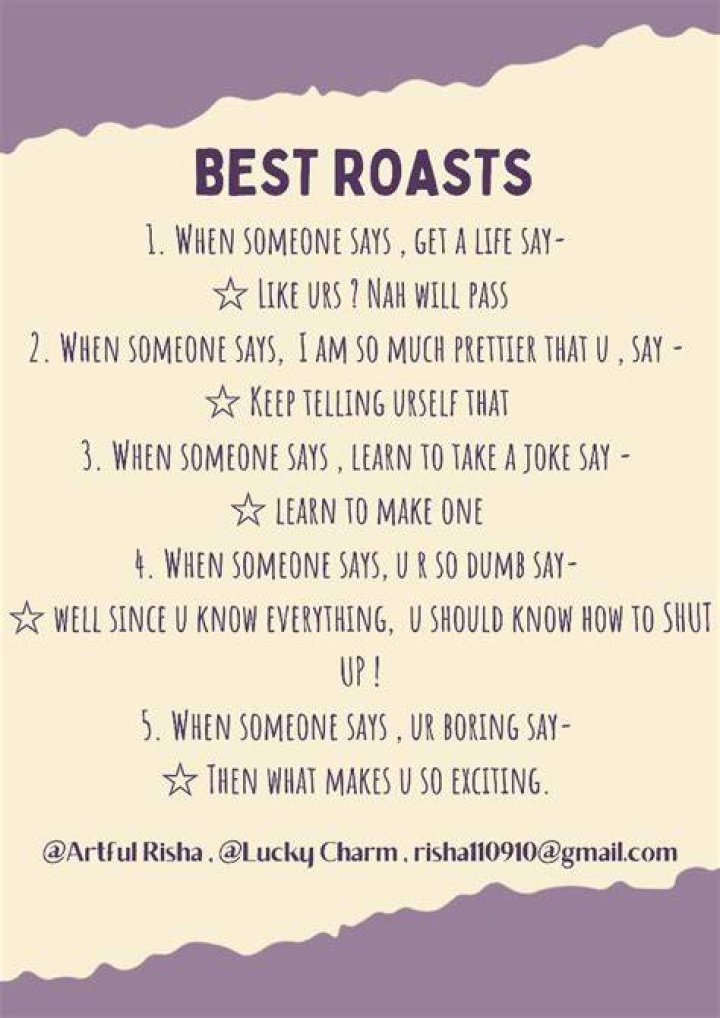 100 Best Roast Ideas for Your Friends Hilarious and Witty Insults