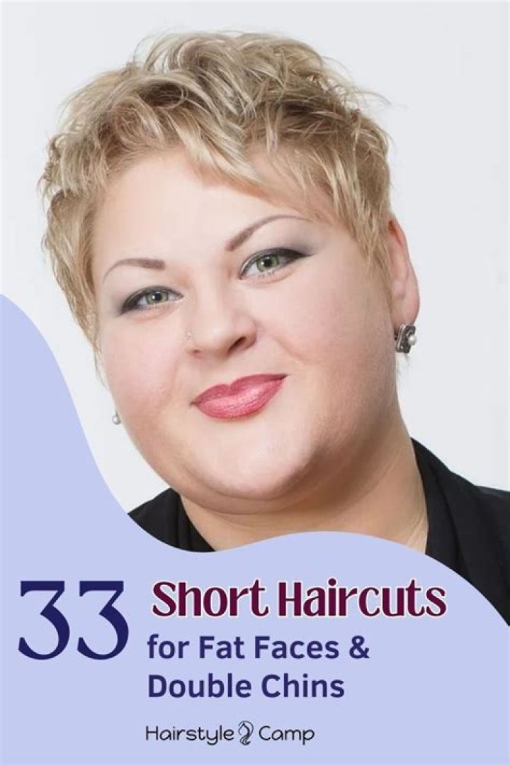 100 Short Hairstyles for Fat Faces & Double Chins Fashiondioxide