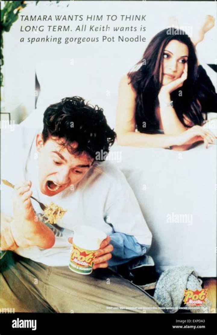2000s UK Pot Noodle Magazine Advert Stock Photo Alamy