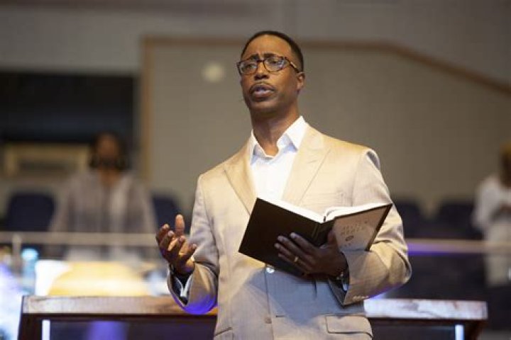 23 Black pastor preaching in church Desperate Men Ministries