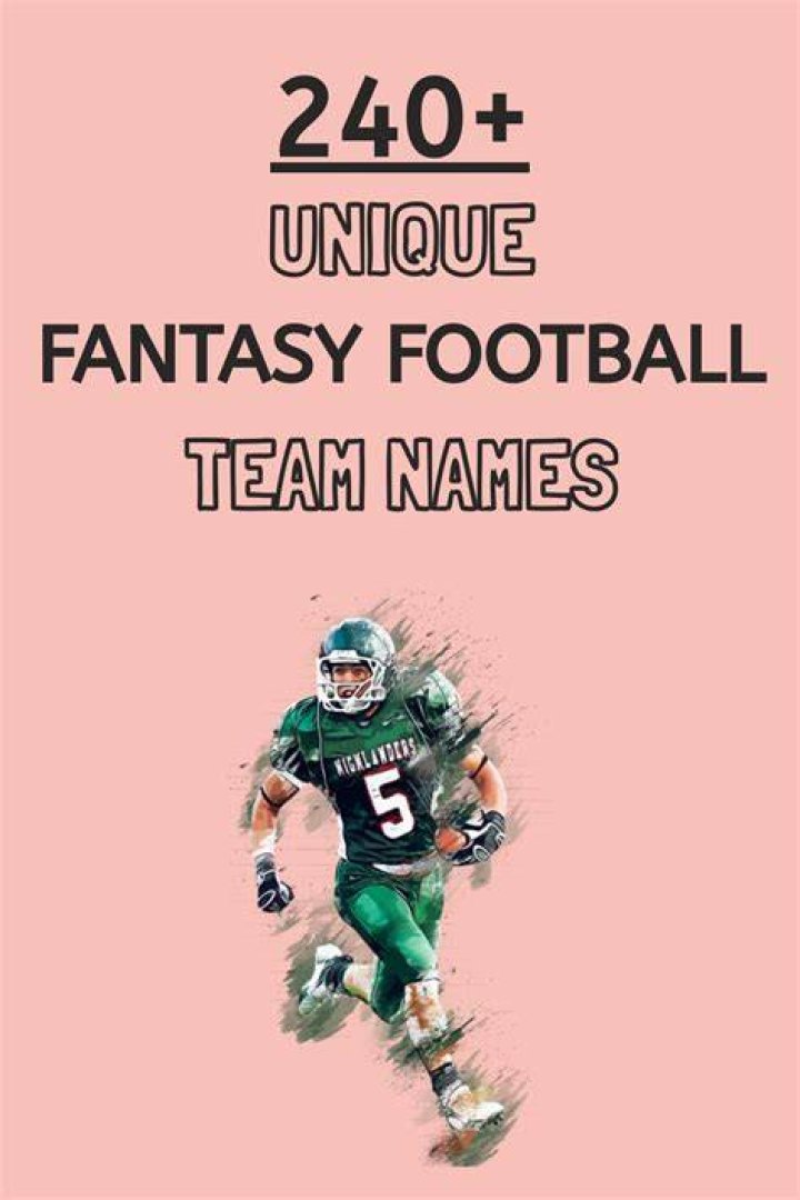 351 Fantasy Football Team Names (From Funny To Pop Culture)