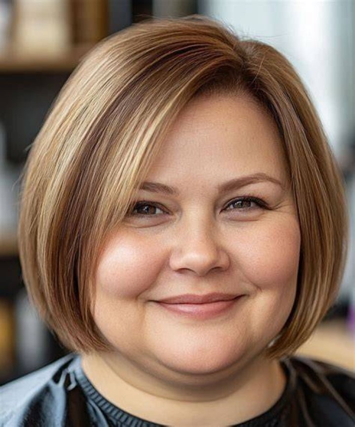 45 Short Hairstyles for Fat Faces & Double Chins Fashiondioxide