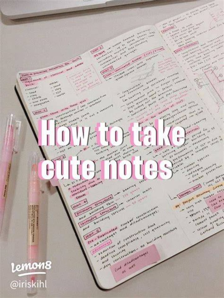 ♡How to take cute notes for school♡ School Amino