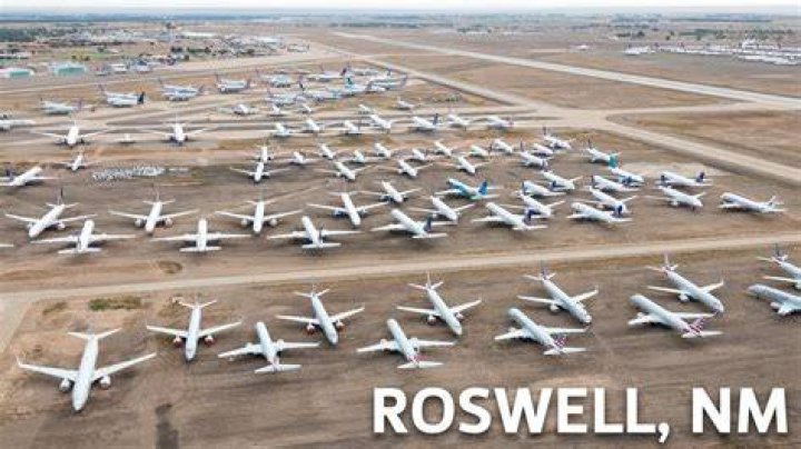 Aerial Tour of Roswell's aircraft boneyard Short Film YouTube