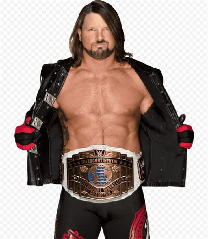 AJ Styles as the Intercontinental Champion