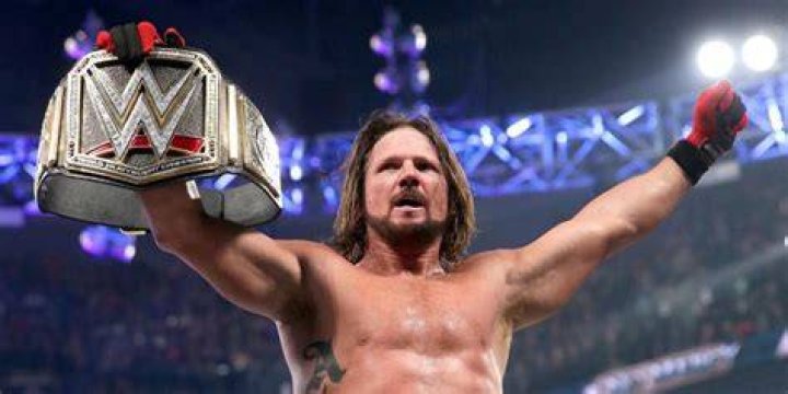 AJ Styles WWE Champion 2nd reign Cropped