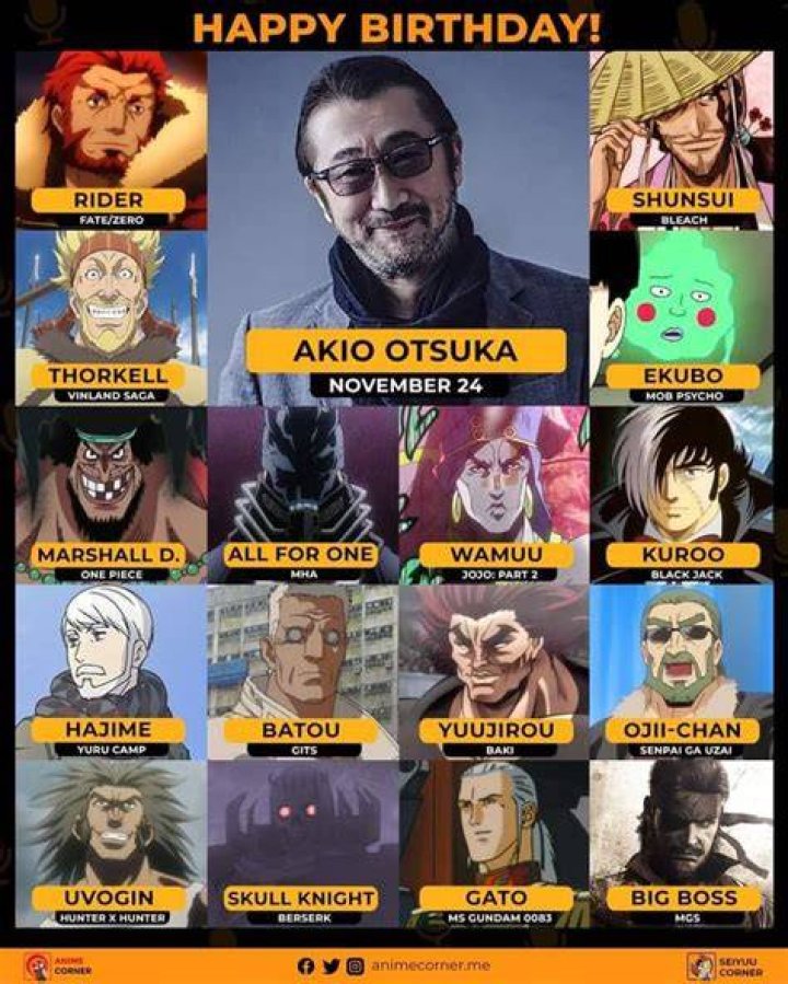Akio Ōtsuka Fan Casting