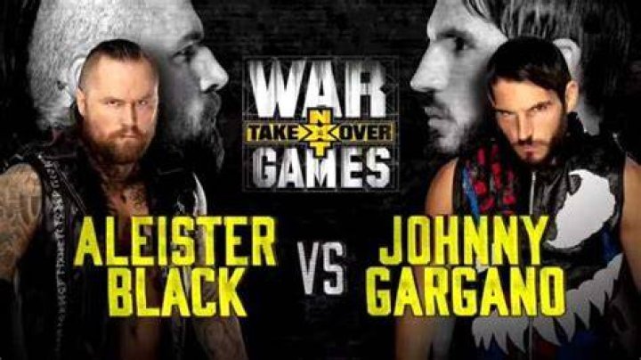 Aleister Black German suplexes Johnny Gargano