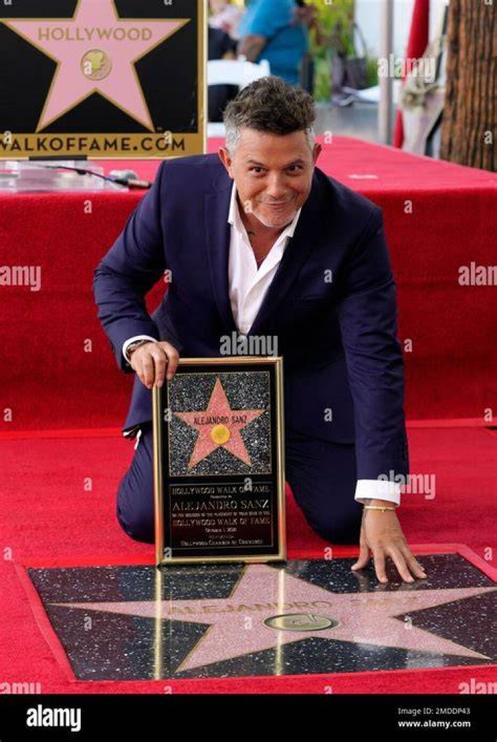 Alejandro Fern&aacute;ndez Hollywood Walk of Fame