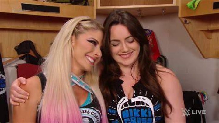 Alexa Bliss & Nikki Cross WWE Women's Tag Team Champions Raw August 5, 2019 Cropped
