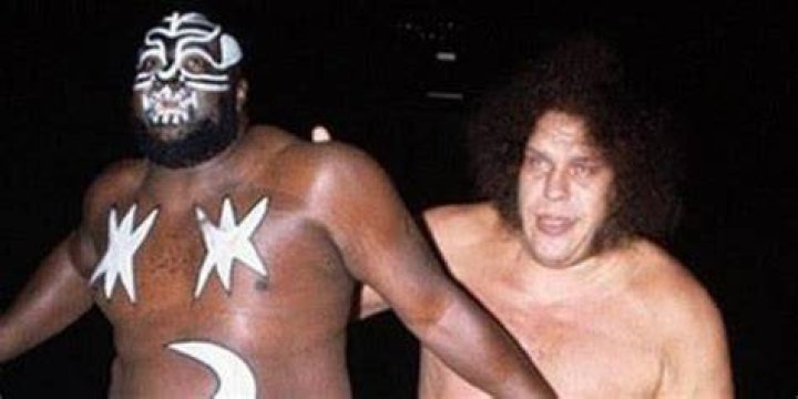 Andre the Giant and Kamala wrestling-2