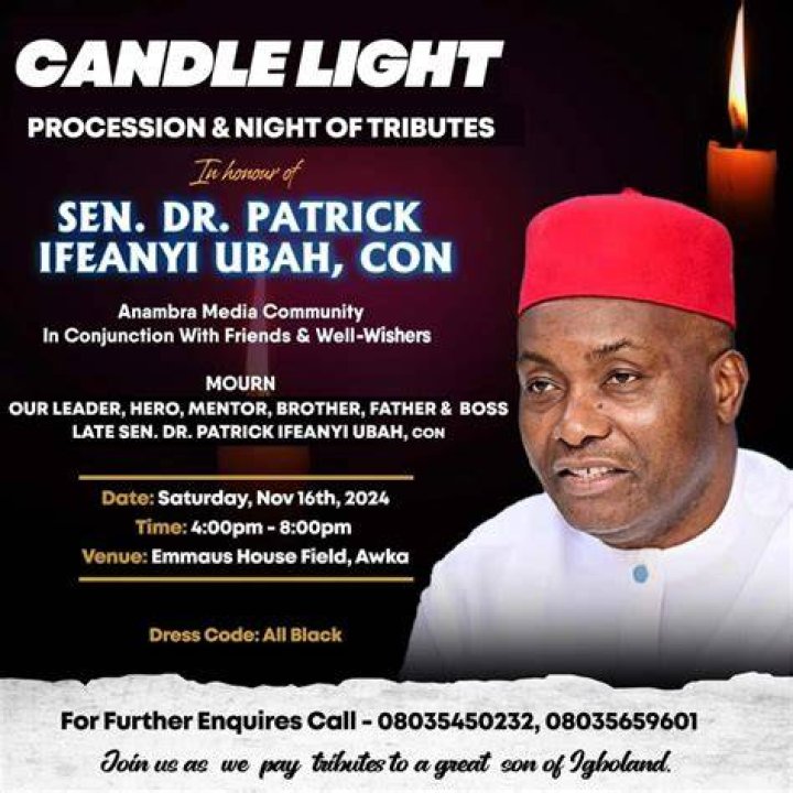 ANDY UBAH TOURS NNEWI, PROMISES TO CONSOLIDATE ON HIS ACHIEVEMENTS