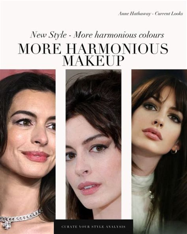 Anne Hathaway as Dark Winter in Seasonal Color Analysis