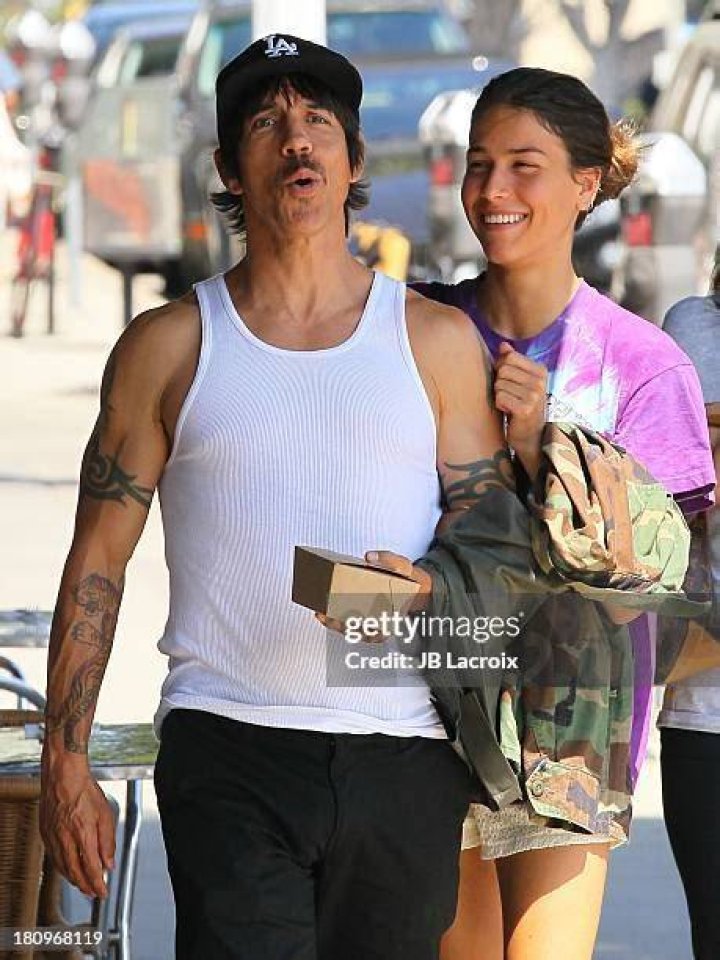 Anthony Kiedis and girlfriend Helena Vestergaard take loving stroll