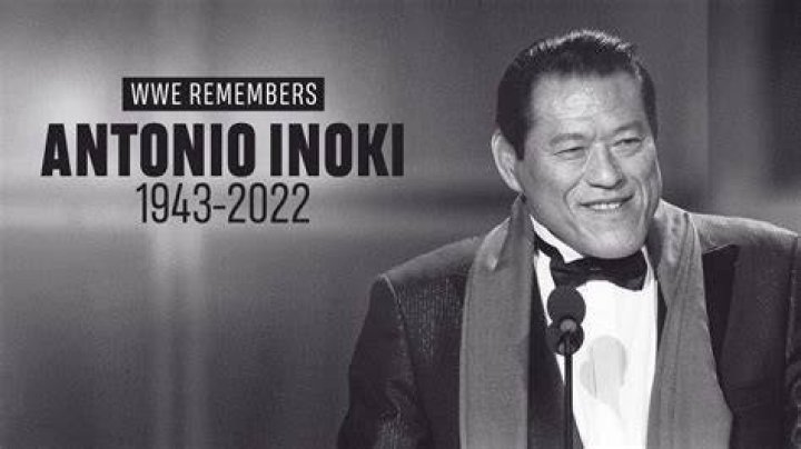 Antonio Inoki with the WWE Championship