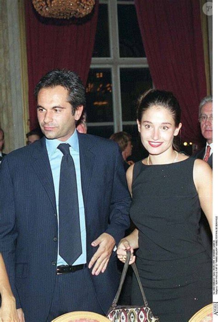 Avec son fianc&eacute; JeanYves Le Fur
