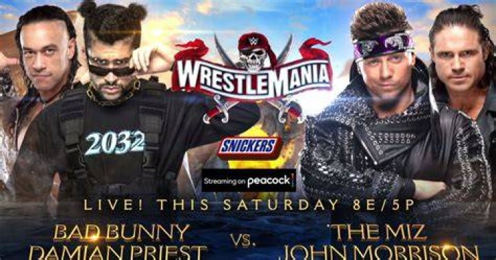Bad Bunny vs. The Miz WrestleMania Match Officially Becomes A Tag Team Match