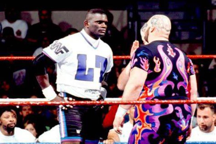 Bam Bam Bigelow Vs. Lawrence Taylor WrestleMania 11