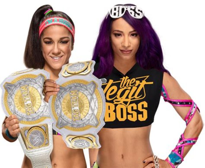 Bayley Sasha Banks Women's Tag Team Champions