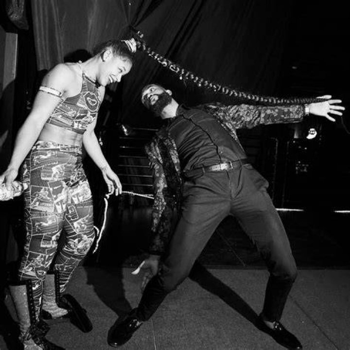 Bianaca Belair backstage at Evolution
