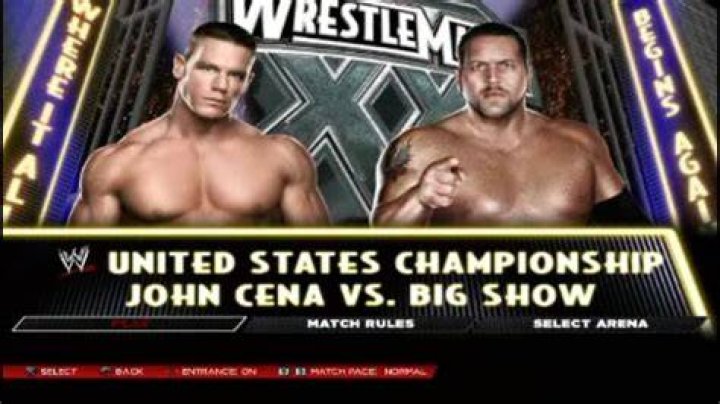 Big Show as United States Champion.