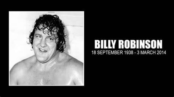 Billy Robinson in a promo photo