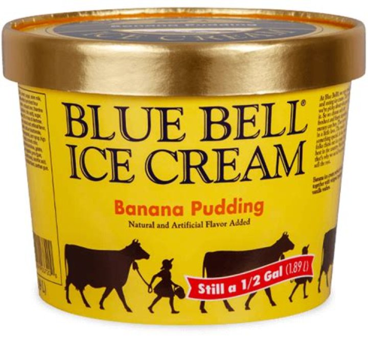 Blue Bell Banana Pudding Ice Cream Shop Ice Cream at HEB