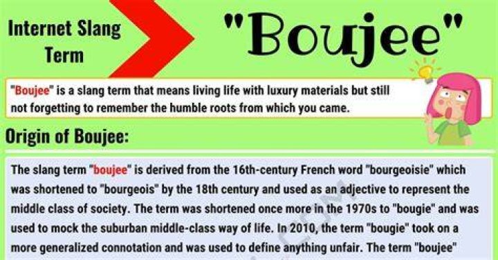 Boujee Meaning What Does Boujee Mean? with Useful Conversations &bull; 7ESL