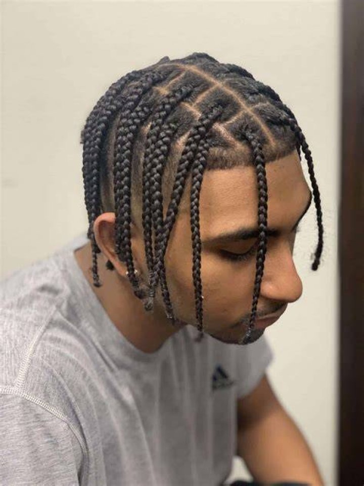 Box Braids Hairstyle For Men