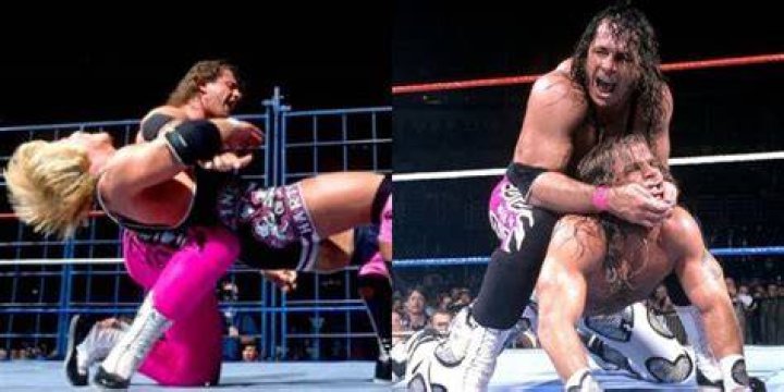 Bret Hart Backbreaker On Owen Camel Clutch On Shawn Michaels