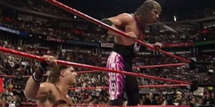Bret Hart Spitting At Vince McMahon