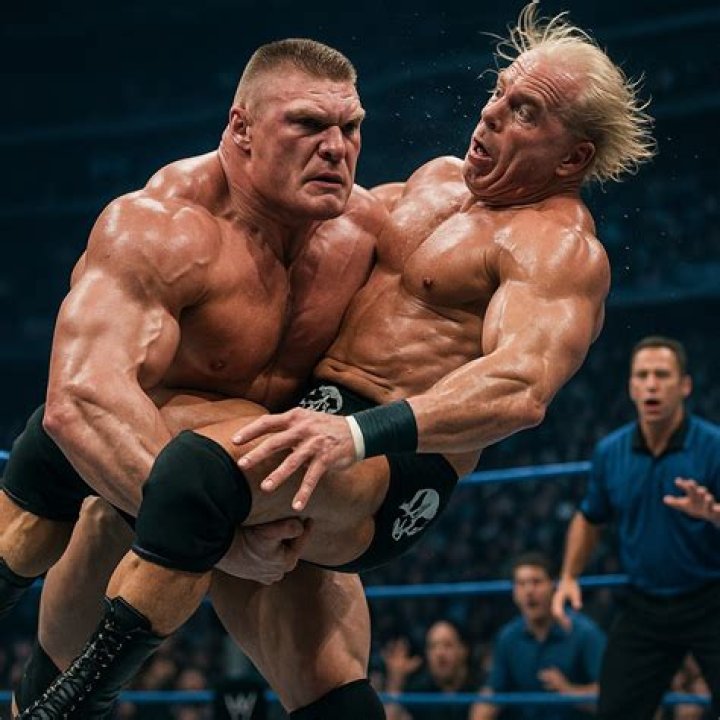 Brock Lesnar v Hardcore Holly Royal Rumble 2004 Cropped