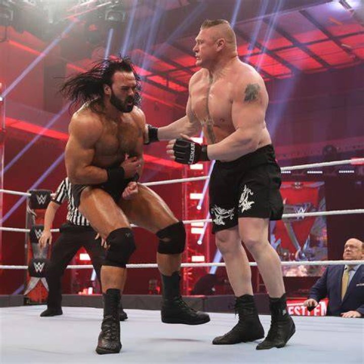 Brock Lesnar Vs. Drew McIntyre WrestleMania 36