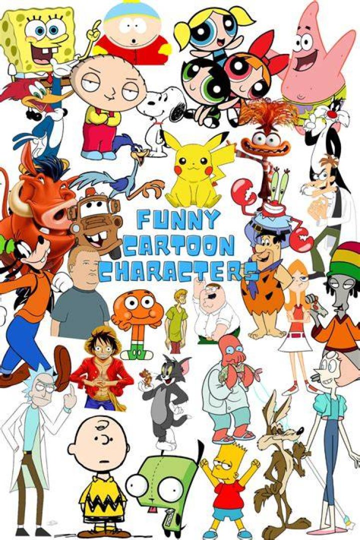 Cartoon Characters at Hollywood Stars