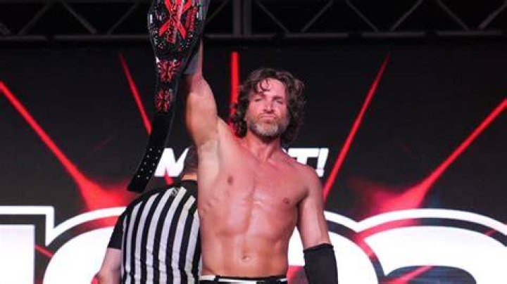 Chris Sabin with the Impact World Championship