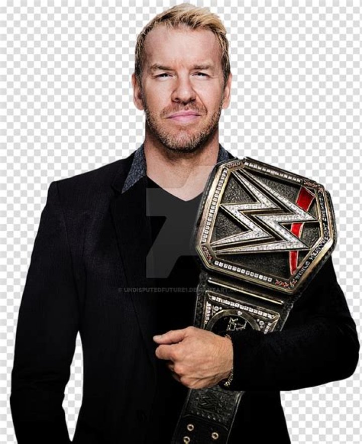 Christian with the WWE Light Heavyweight Championship