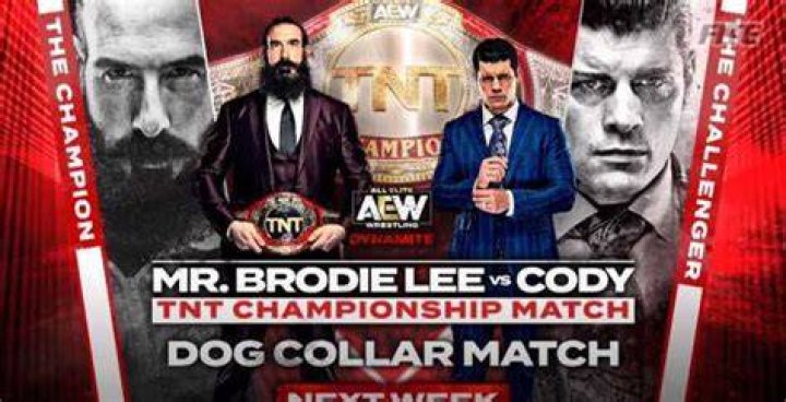 Cody versus Brodie Lee Dog Collar match