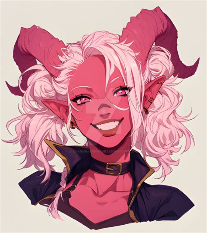 cute female tiefling B&uacute;squeda de Google Deviantart, Character art