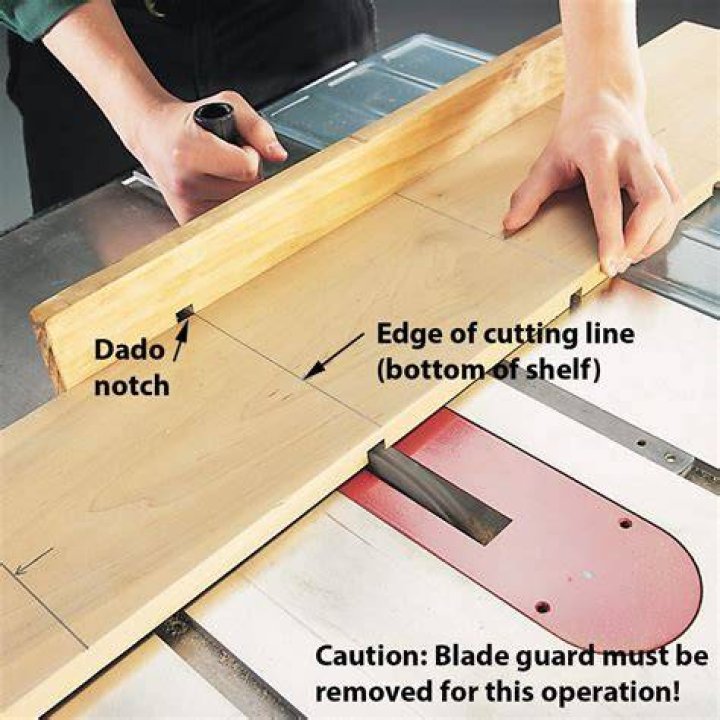 cutting dadoes with table saw