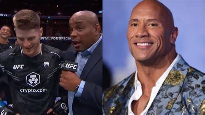 “DC Was Like”- Dwayne Johnson Bursts Into Laughter As Daniel Cormier Gets Shut
Down by UFC Fighter by ’The Rock’s Iconic Line at UFC Noche