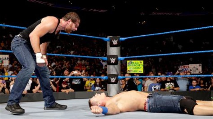Dean Ambrose Leaves Cena On The Top Rope