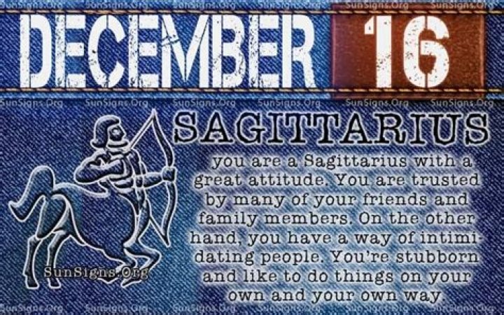 December 16 Zodiac (Sagittarius) Birthday Personality, Birthstone