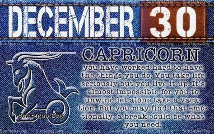 December 30 Birthday Horoscope Personality Sun Signs