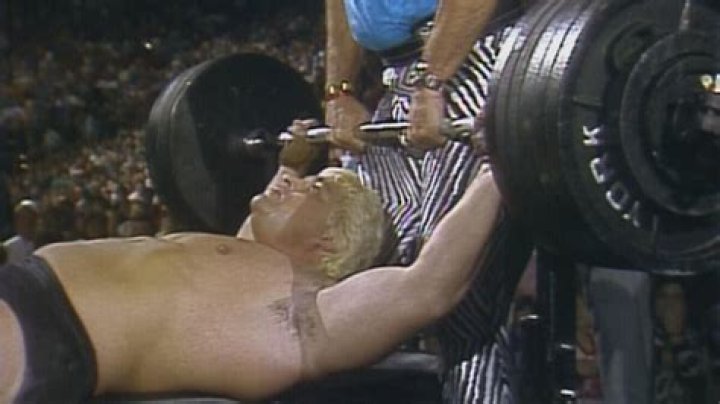 Dino Bravo bench press challenge