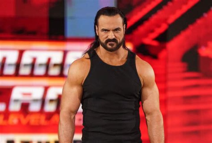 Drew McIntyre taking a triple power bomb from The Shield