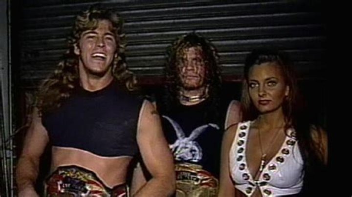 ECW: Stevie Richards, Raven, Kimona Wanalaya, and Blue Meanie