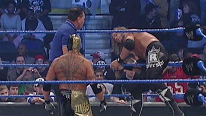 Edge & Rey Mysterio v Finn Balor & Damian Priest Clash at the Castle 2022 Cropped