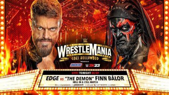 Edge v FInn Balor WrestleMania 39 Cropped