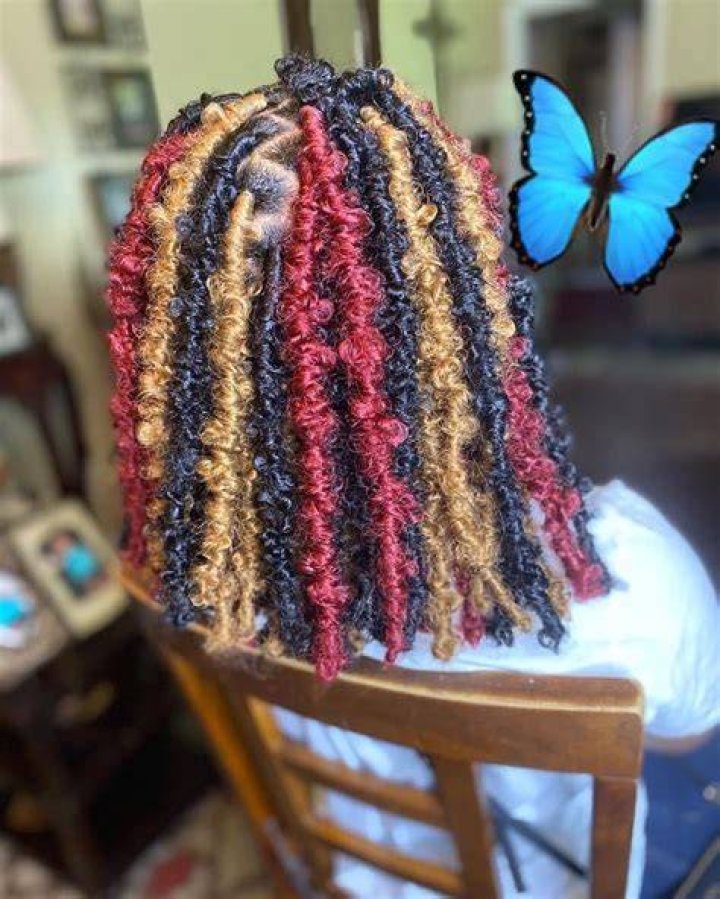 Elighty Butterfly Bob Locs Braided Hairstyles Natural Hair Styles My