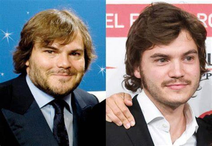 Emile Hirsch as Jack Black in Celeb Look Likes